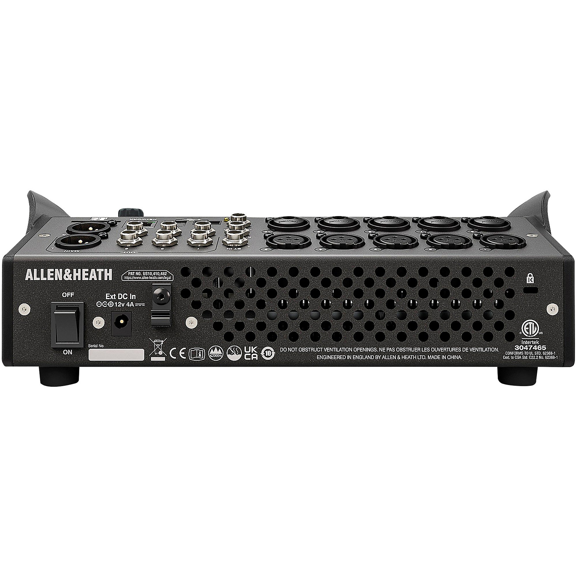 Allen & Heath CQ-12T Digital Mixer With 7-inch Touchscreen and Bluetooth Connectivity