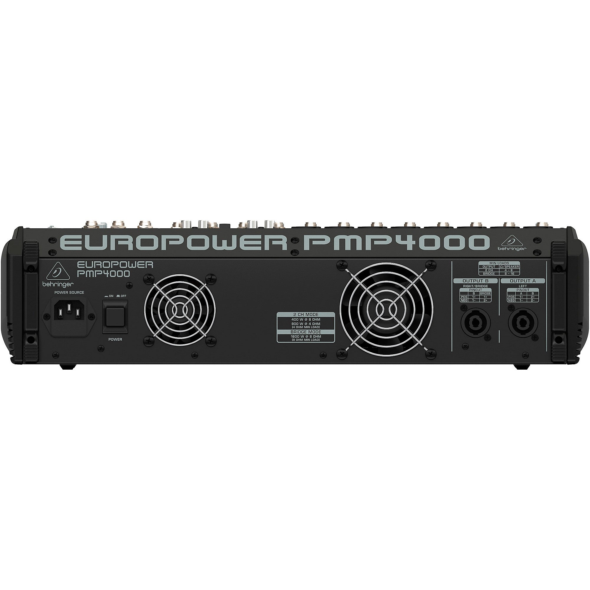 Behringer EUROPOWER PMP4000 16-Channel 1,600W Powered Mixer