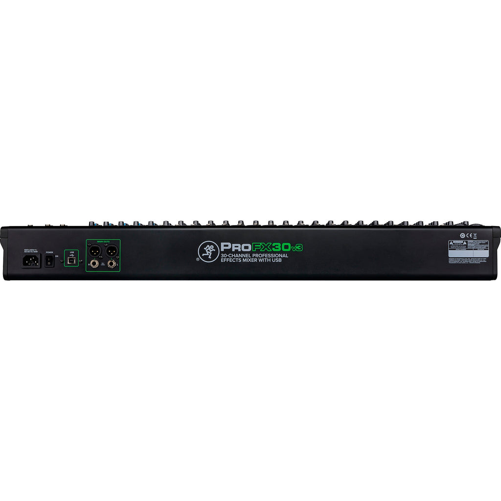 Mackie ProFX30v3 30-Channel 4-Bus Professional Effects Mixer With USB