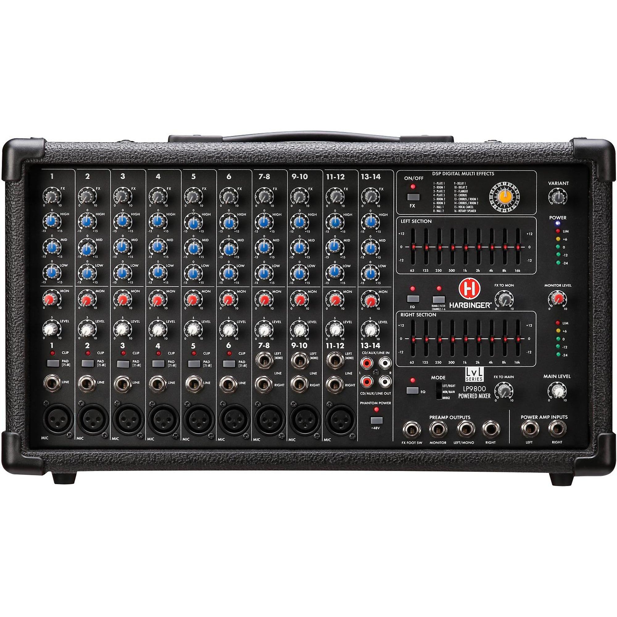 Harbinger LP9800 Powered Mixer