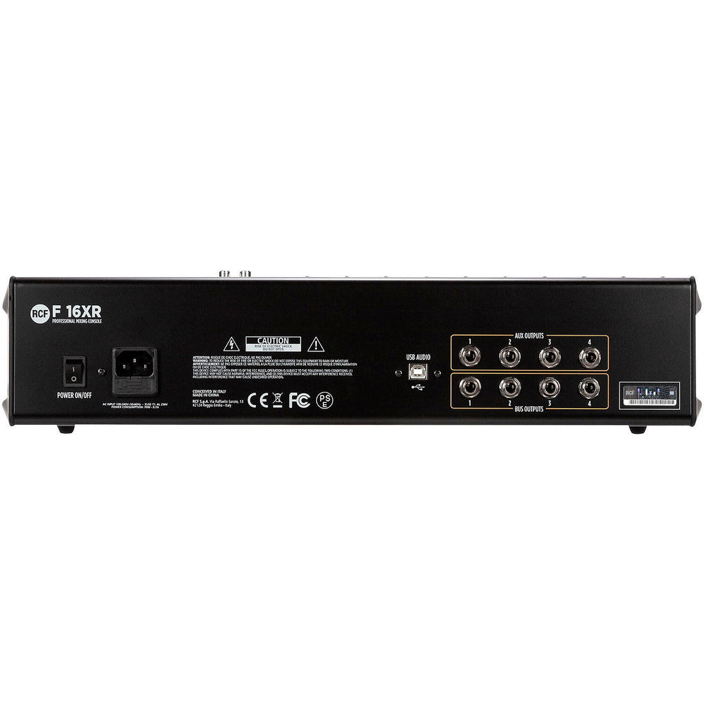 RCF F-16XR 16-Channel Mixer With FX and Recording