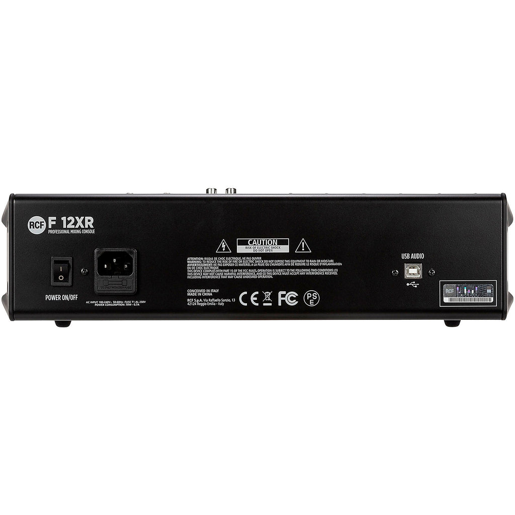 RCF F12-XR 12 Channel Mixer w/ FX and Recording