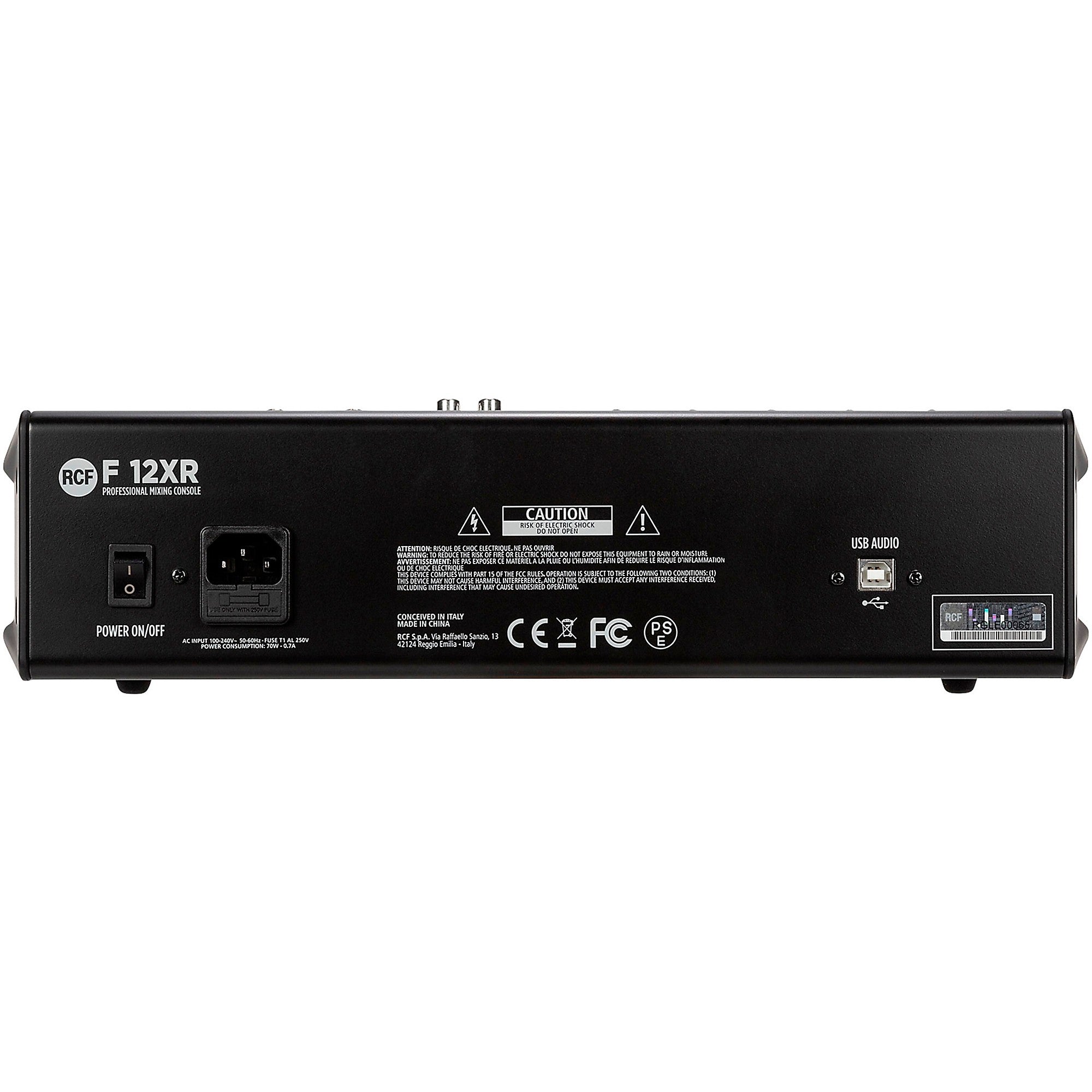 RCF F12-XR 12 Channel Mixer w/ FX and Recording