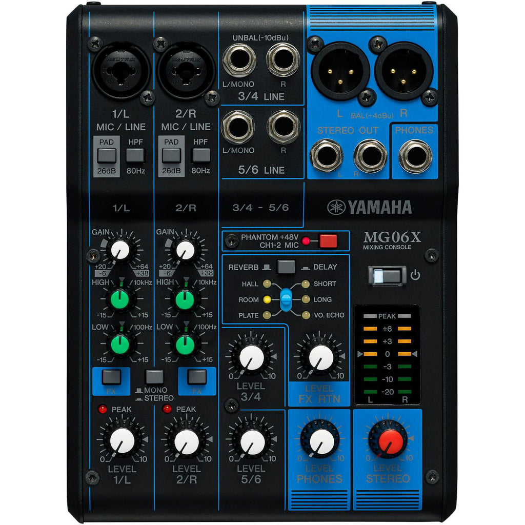 Yamaha MG06X 6-Channel Mixer