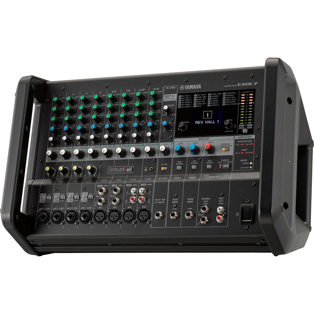 Yamaha EMX7 12-Input Powered Mixer With Dual 710-Watt Amp