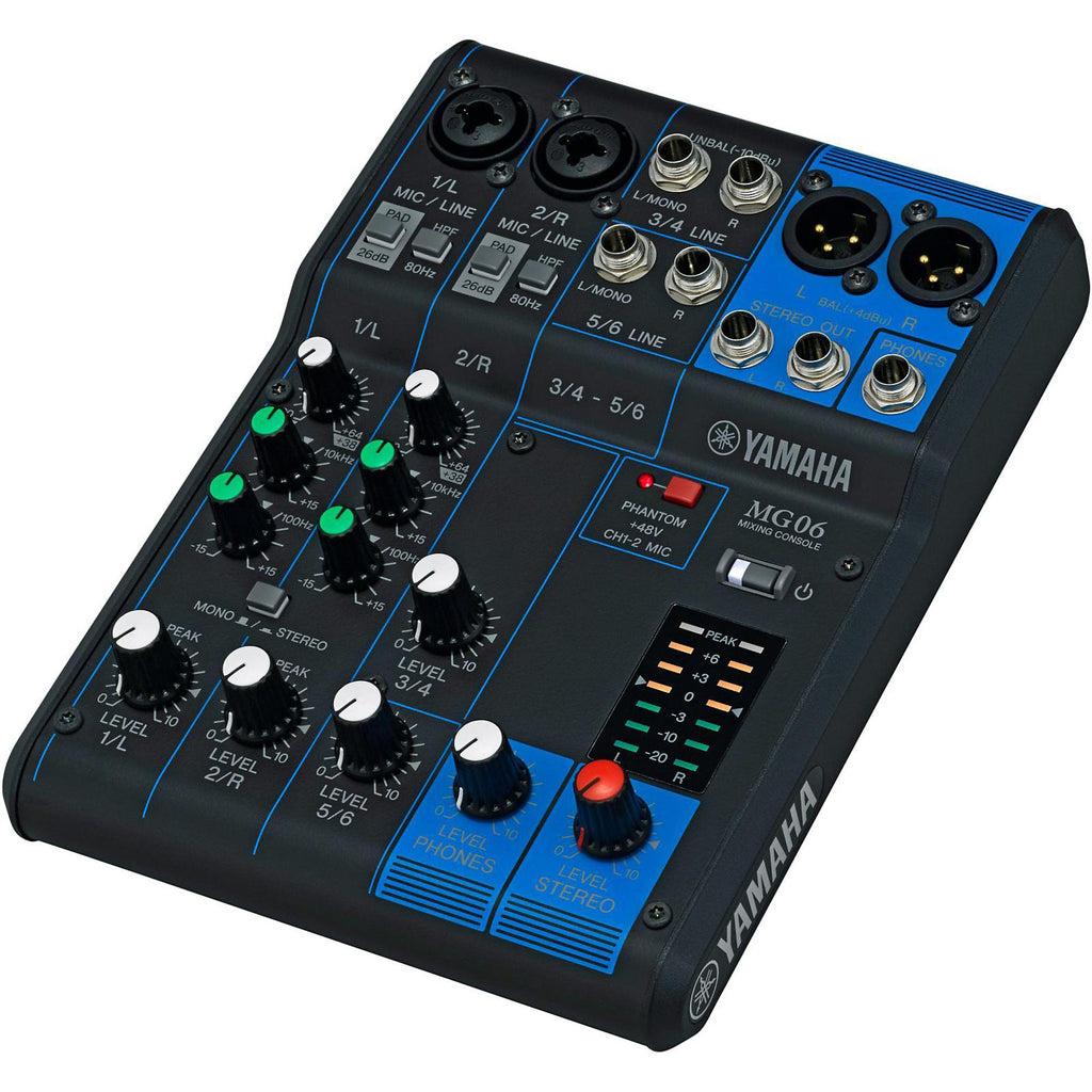 Yamaha MG06 6-Channel Mixer