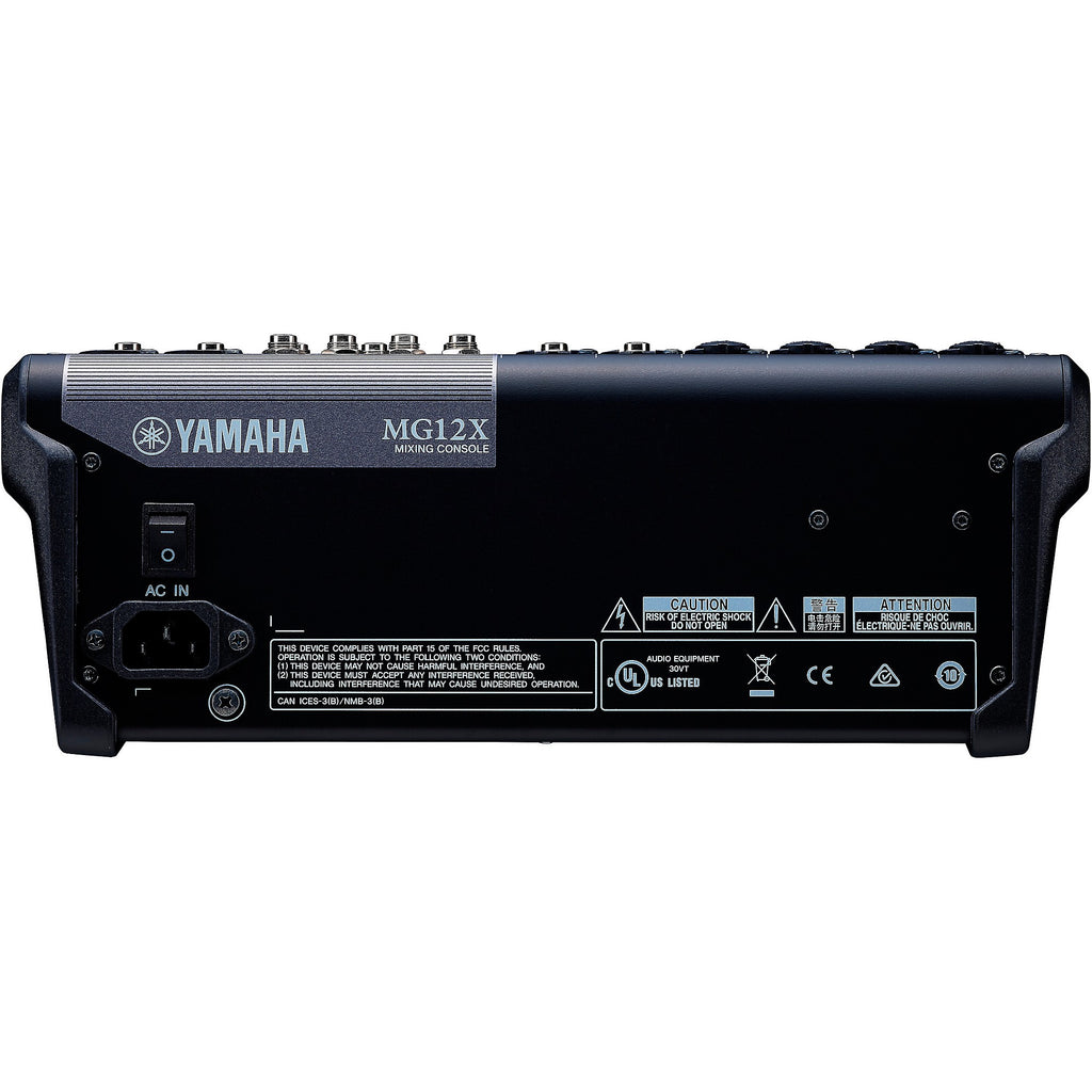Yamaha MG12X CV 12-Input 4-Bus Mixer With Effects