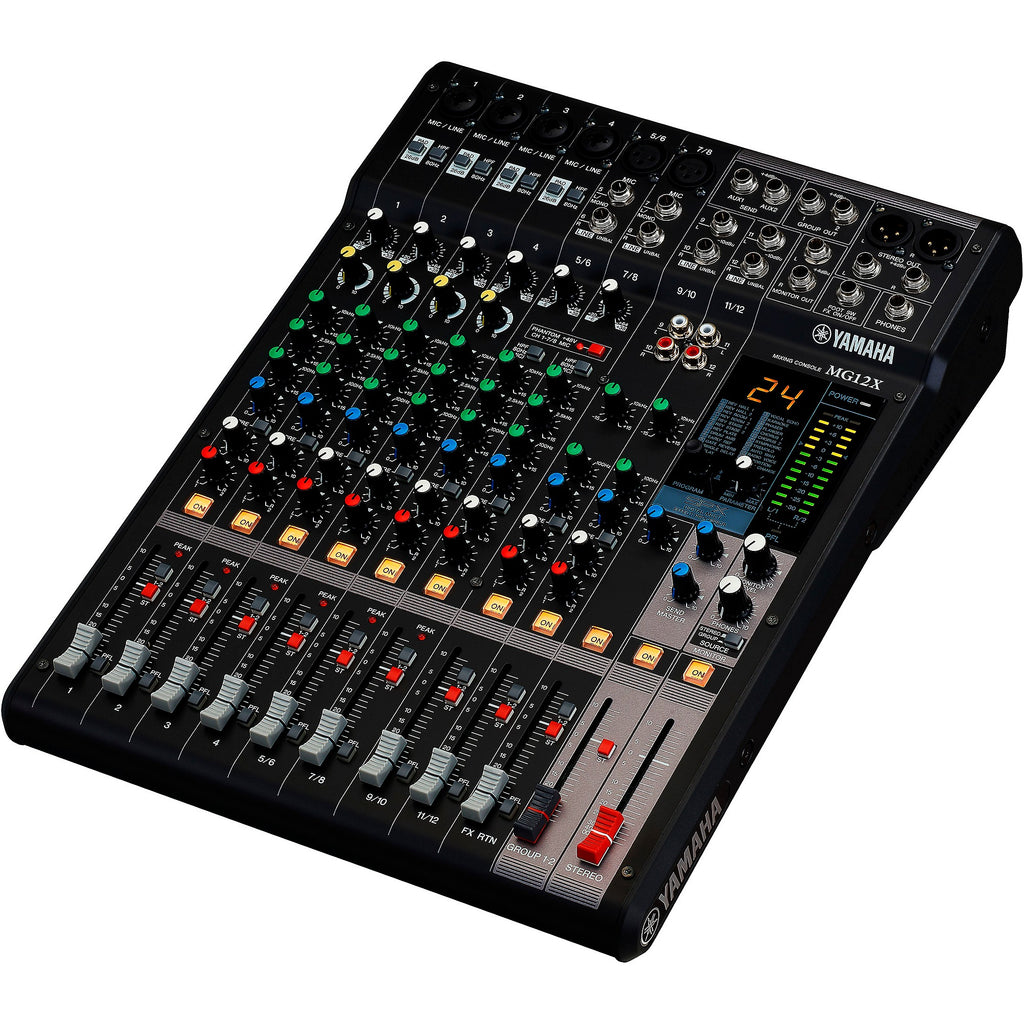 Yamaha MG12X CV 12-Input 4-Bus Mixer With Effects