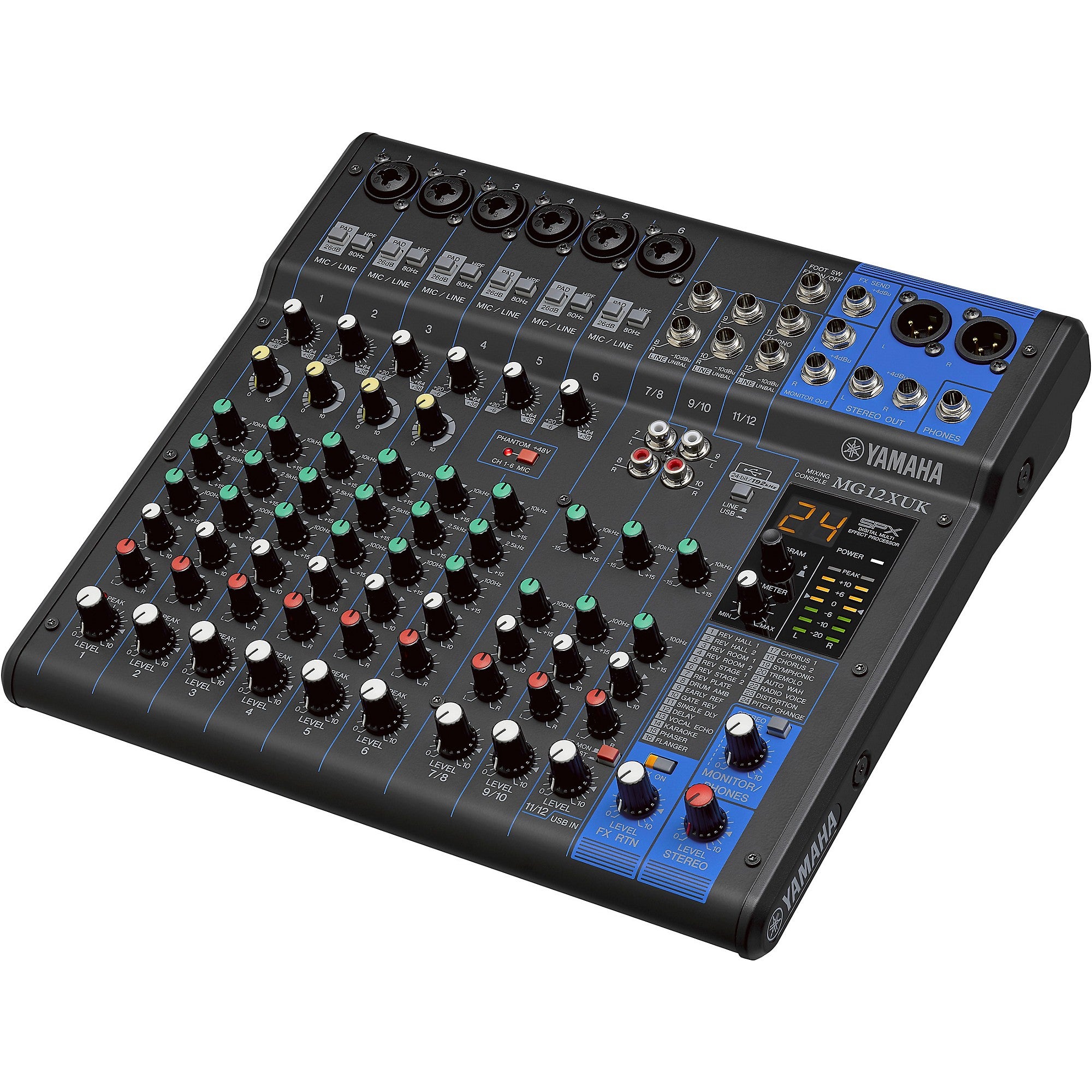Yamaha MG12XUK 12-Channel Analog Mixer