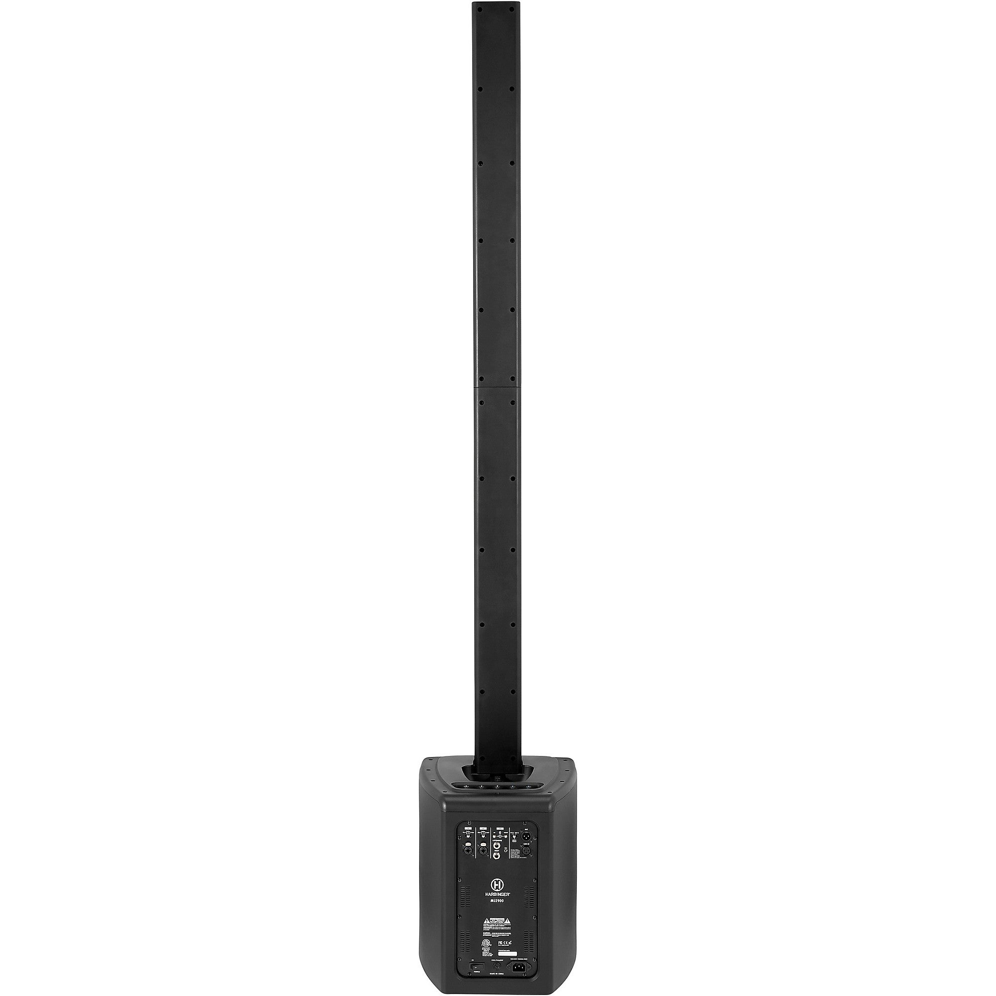 Harbinger MLS900 Active Personal Line Array PA System Black