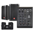 Harbinger M100-BT Portable PA With Bluetooth and Custom Carry Bags 8-inch Mains