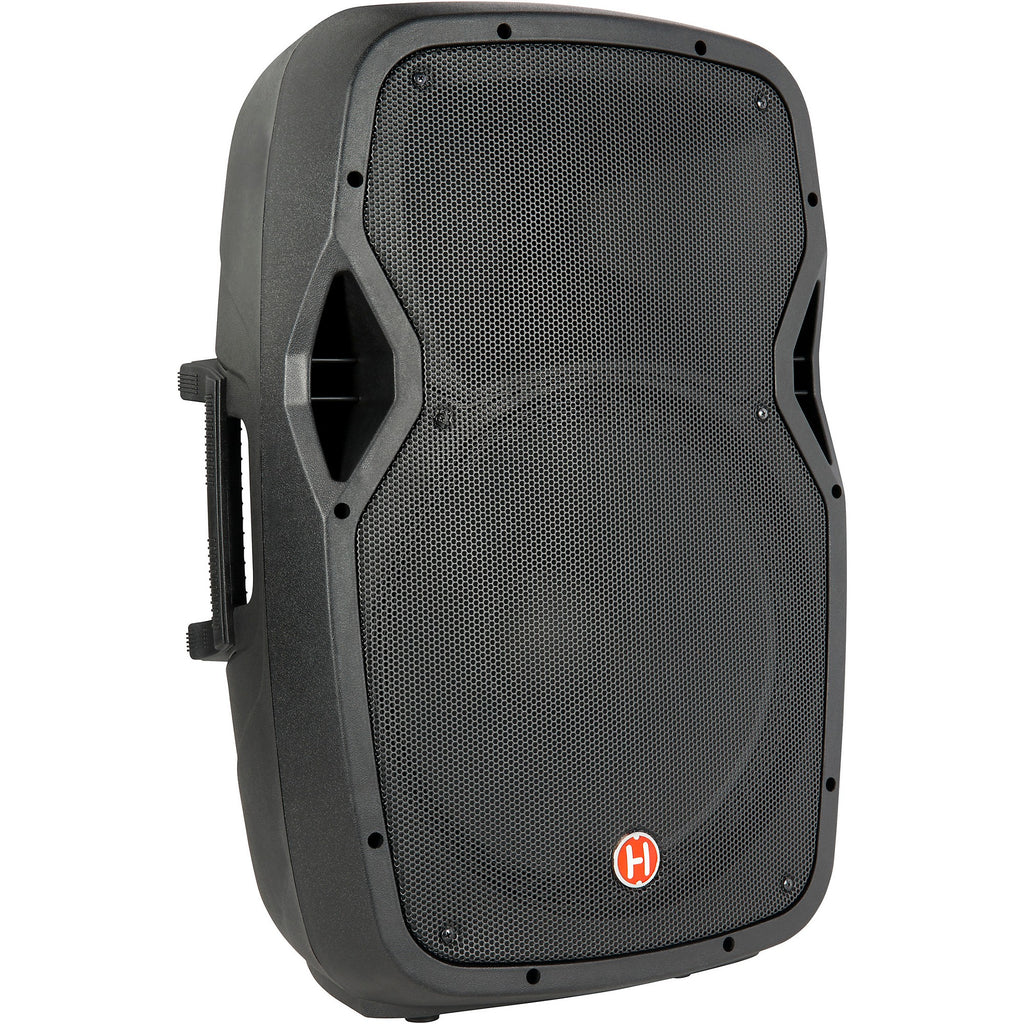 Harbinger Package With VARI V1015 15-inch Powered Speakers and Stands