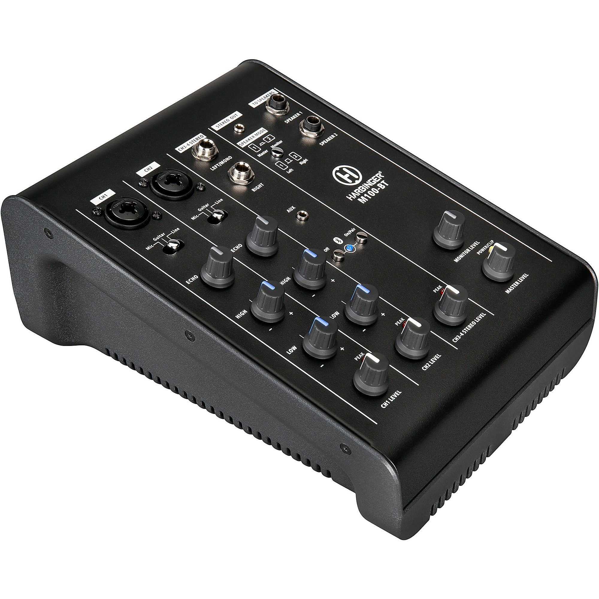 Harbinger M100-BT Portable PA With Bluetooth and Custom Carry Bags 8-inch Mains