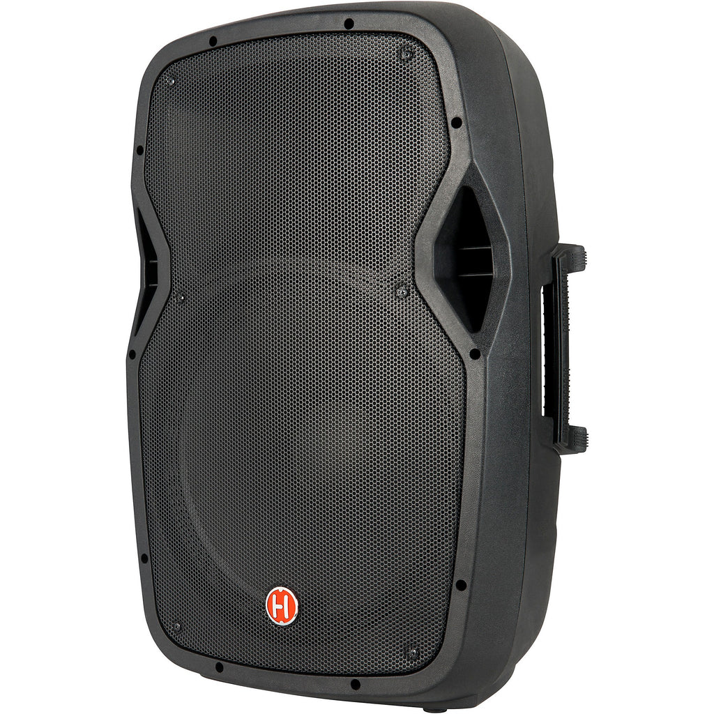 Harbinger Package With VARI V1015 15-inch Powered Speakers and Stands