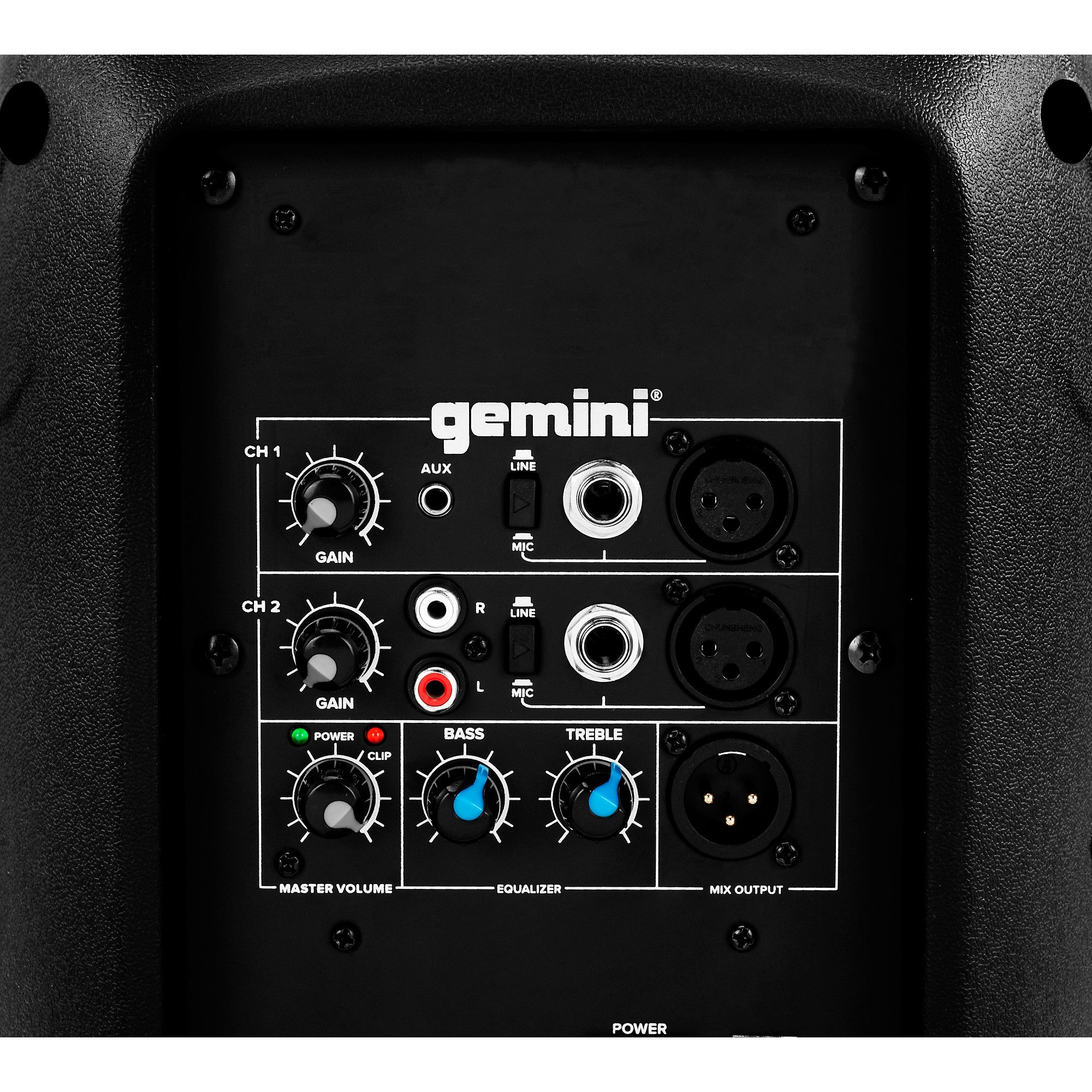 Gemini AS-2108P 8-inch 500W Powered Loudspeaker