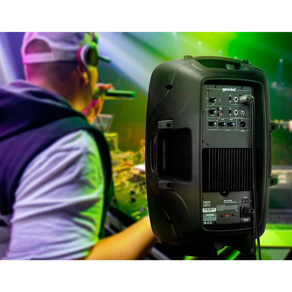Gemini AS-2115P 15-inch 2,000W Powered Loudspeaker
