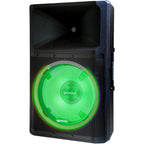 Gemini GSP-L2200PK Active 15-inch LED Portable Bluetooth Speaker With Stand and Mic