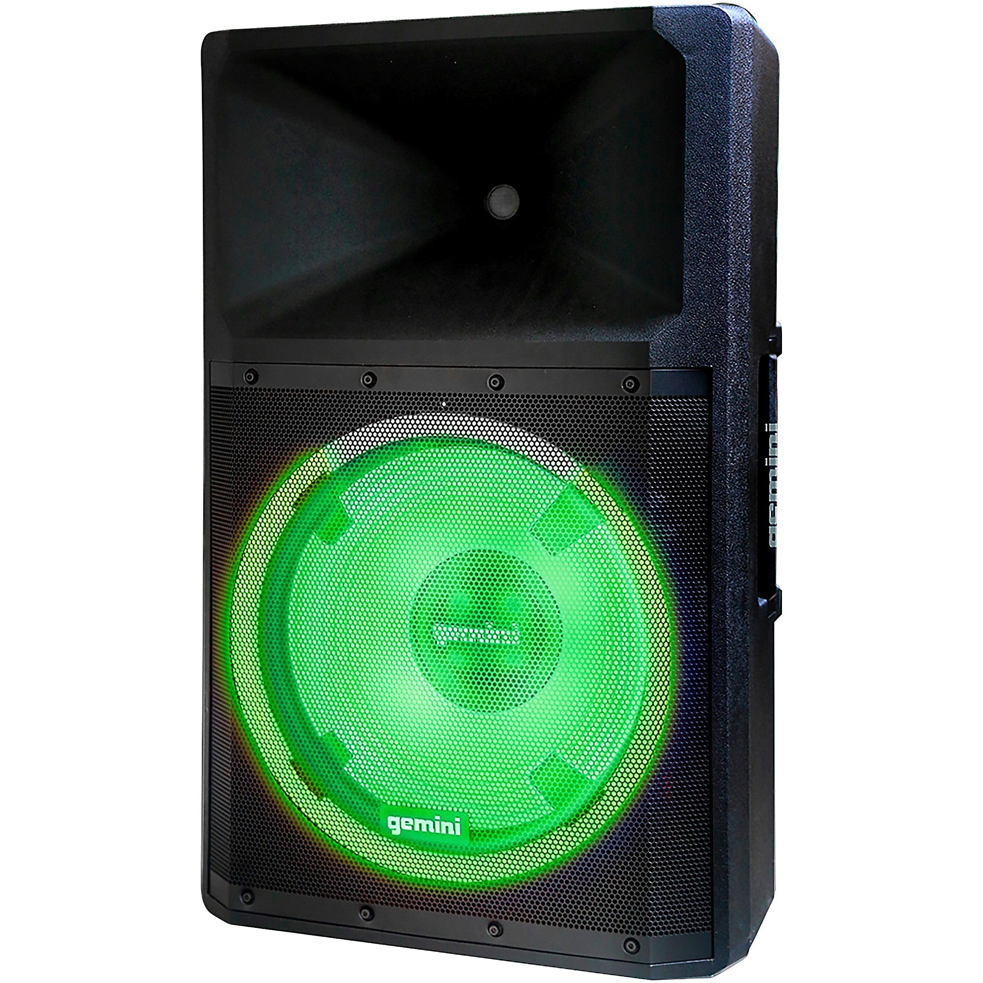 Gemini GSP-L2200PK Active 15-inch LED Portable Bluetooth Speaker With Stand and Mic