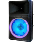Gemini GSP-L2200PK Active 15-inch LED Portable Bluetooth Speaker With Stand and Mic