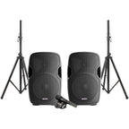Gemini PA-SYS15 Complete Dual Speaker PA Package