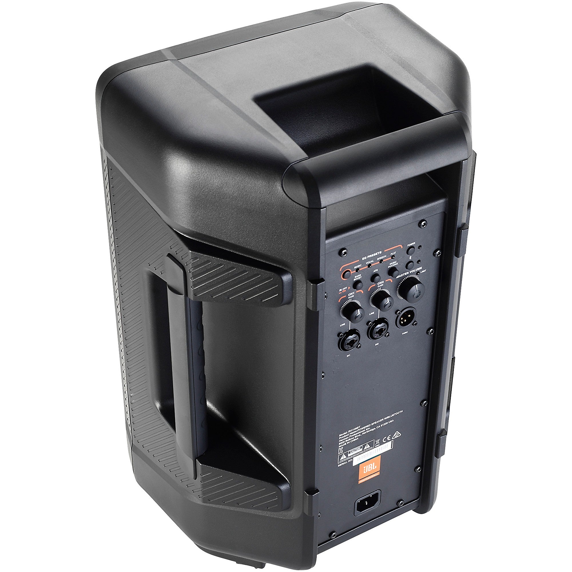 JBL IRX108BT 1,300W Powered 8-inch Portable Bluetooth Speaker 8 in. Black