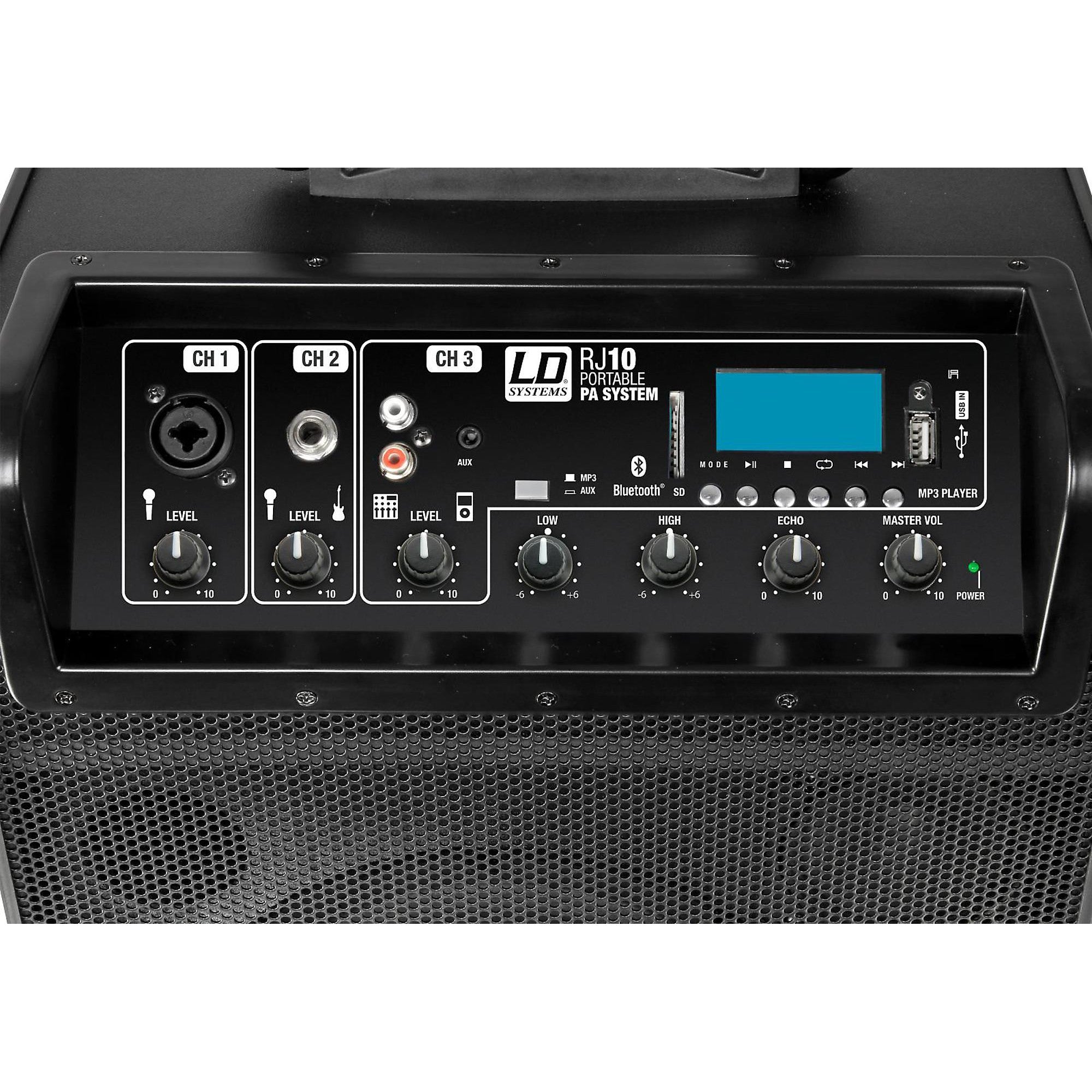 LD Systems Road Jack 10 Active 10-inch Battery Bluetooth Loudspeader with Mixer