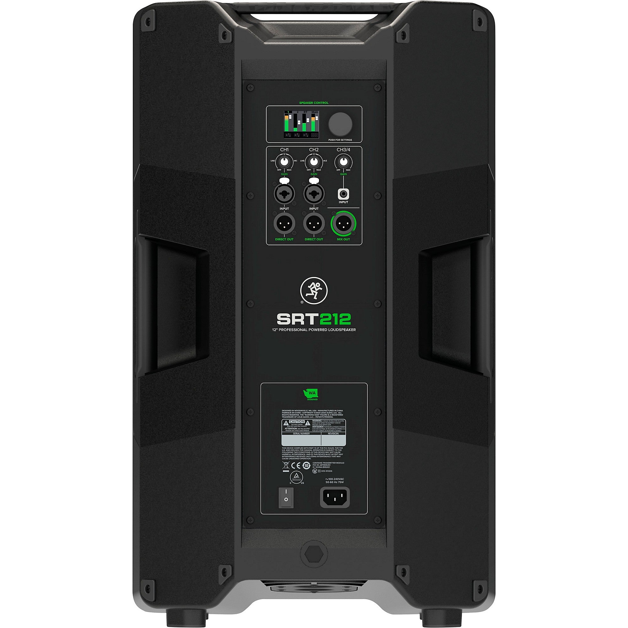 Mackie SRT212 1,600W Professional Powered Loudspeaker 12 in. Black