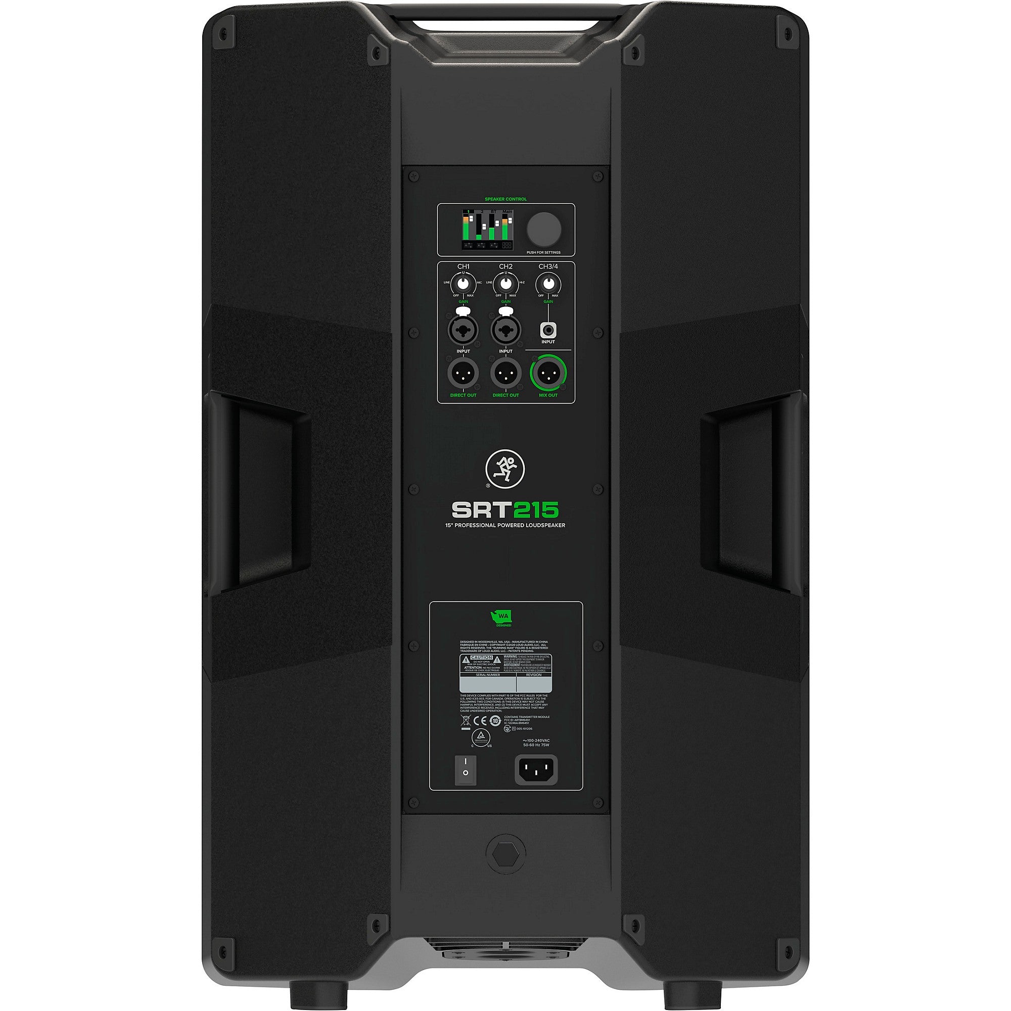 Mackie SRT215 1,600W Professional Powered Loudspeaker 15 in. Black