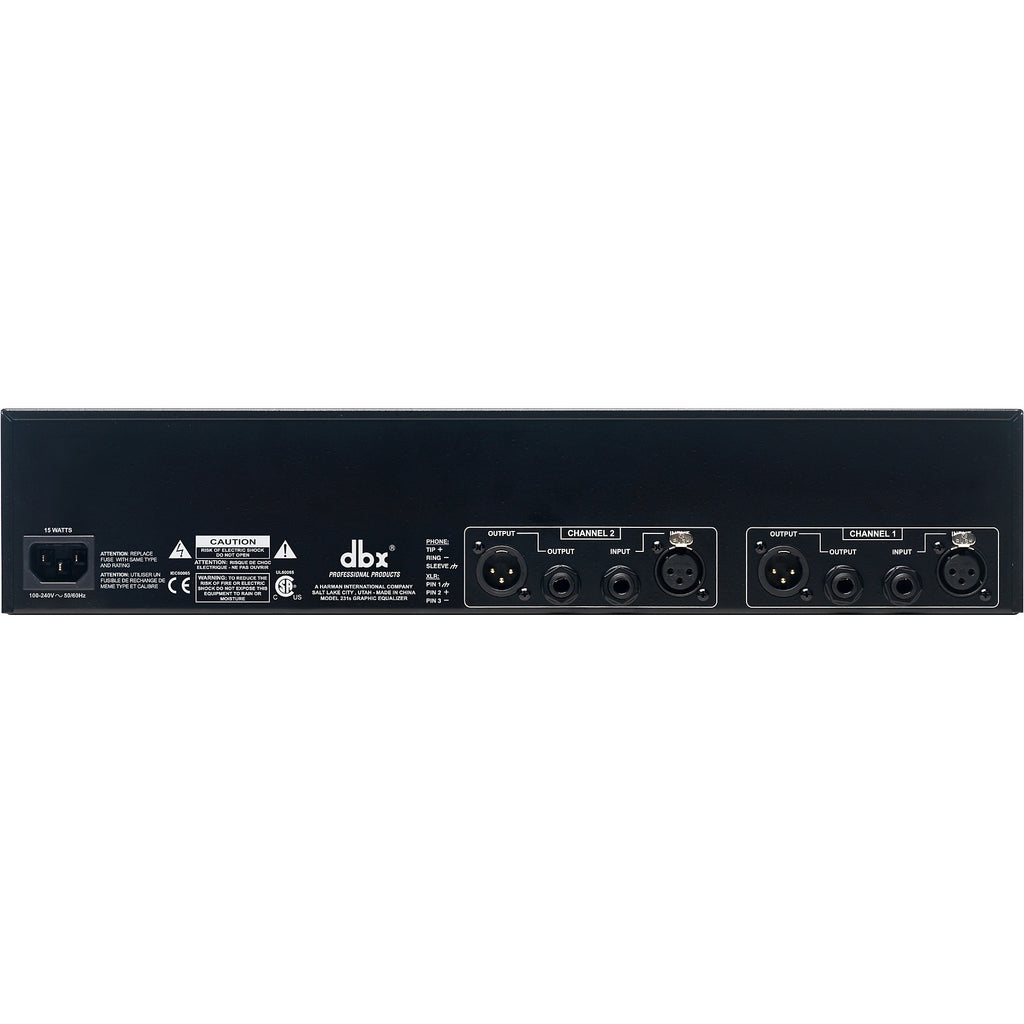 dbx 231s Dual-Channel 31-Band Graphic Equalizer