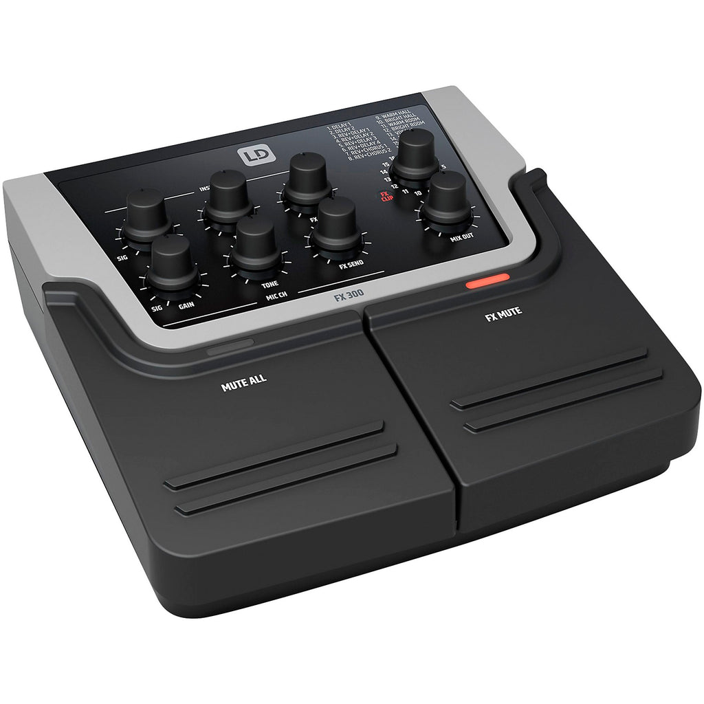 LD Systems FX 300 Vocal Effects Processor With 2-Channel Pedal