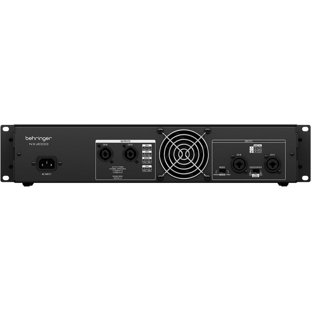 Behringer NX3000 3,000W 2-Channel Power Amplifier