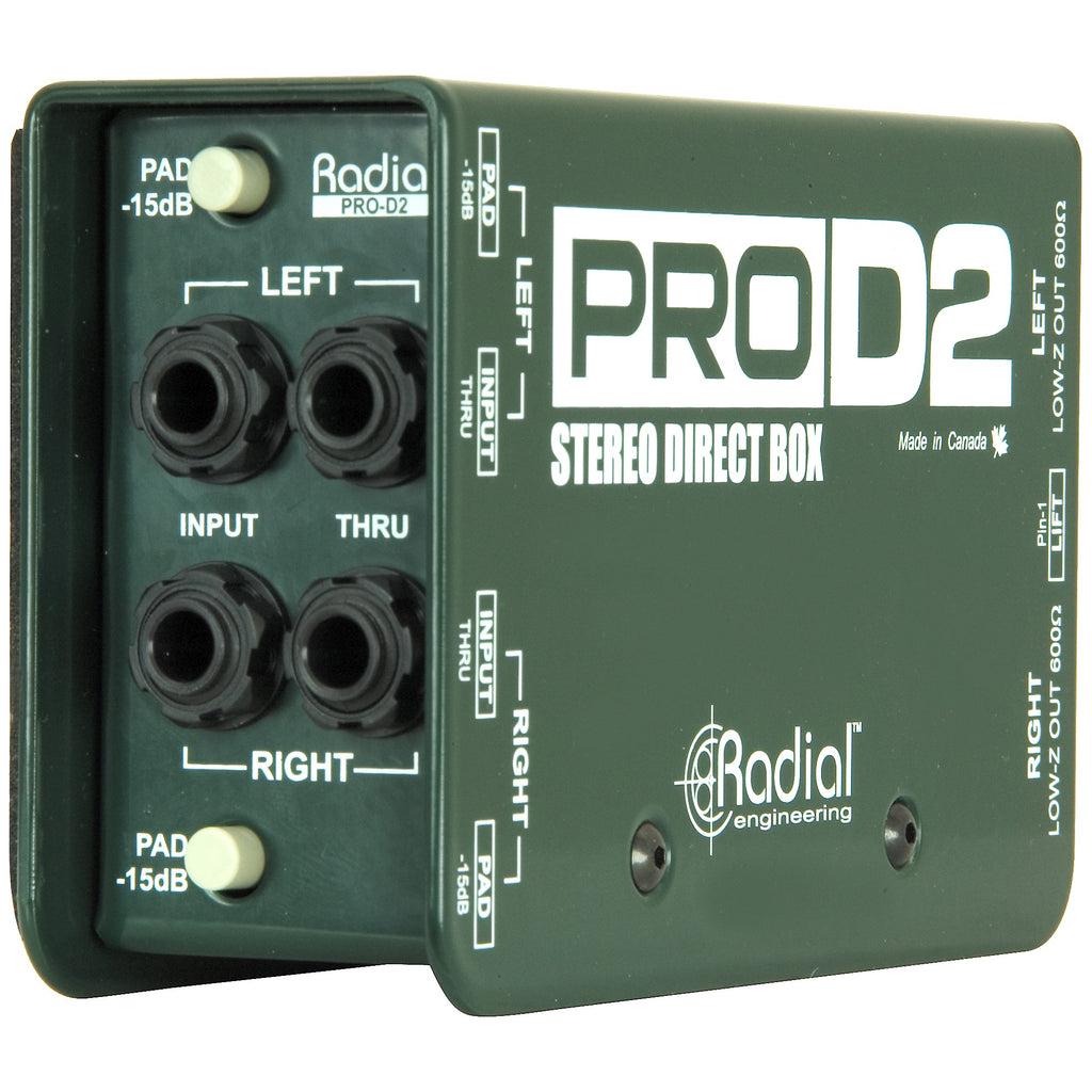 Radial Engineering ProD2 Passive Stereo Direct Box