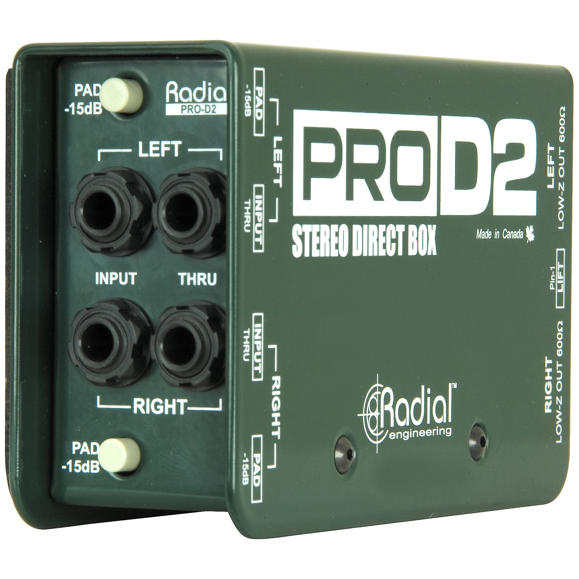 Radial Engineering ProD2 Passive Stereo Direct Box