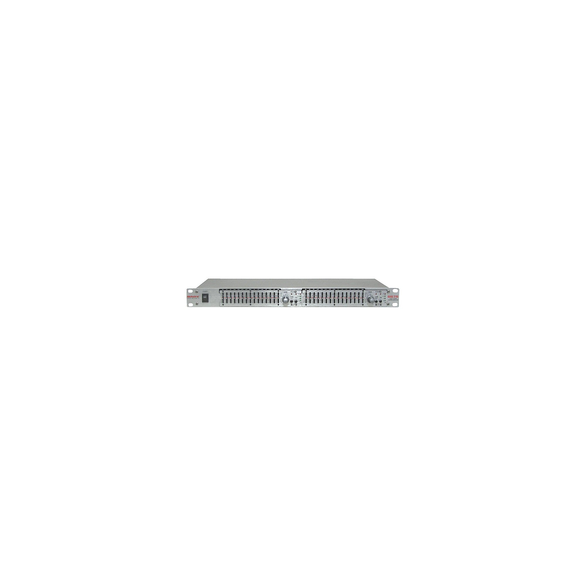 Nady GEQ-215 2-Channel 15-Band Graphic Equalizer