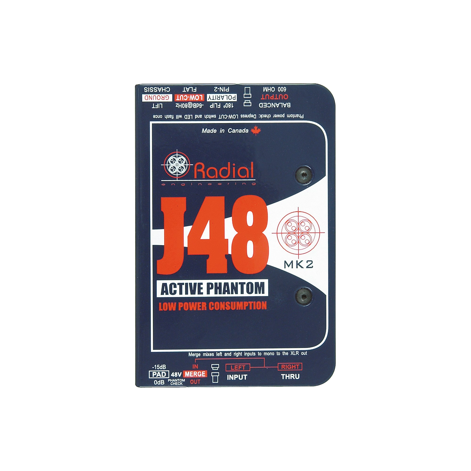 Radial Engineering J48 Phantom Powered Active Direct Box