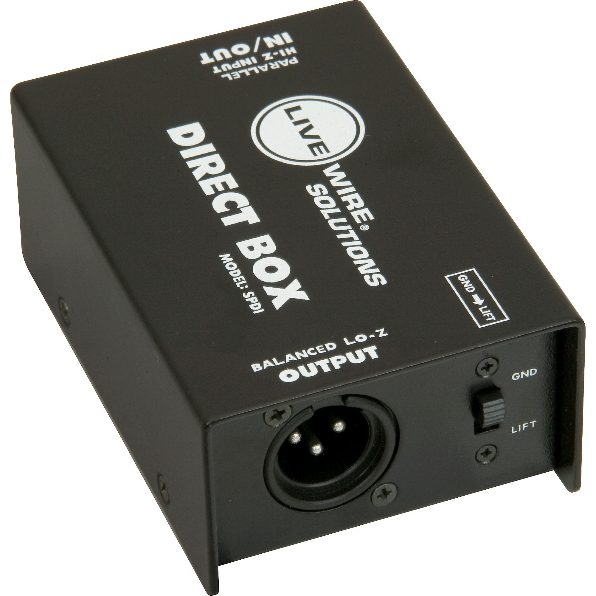 Live Wire SPDI Passive Direct Box With Attenuation Pad