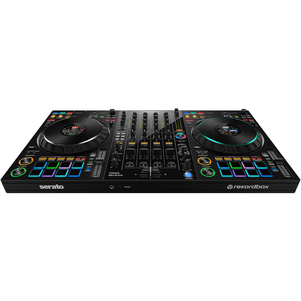 Pioneer DJ DDJ-FLX10 4-Channel Performance DJ Controller for rekordbox DJ and Serato DJ Pro Black