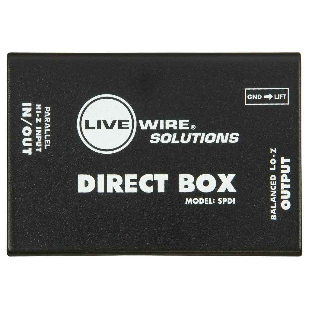 Live Wire SPDI Passive Direct Box With Attenuation Pad