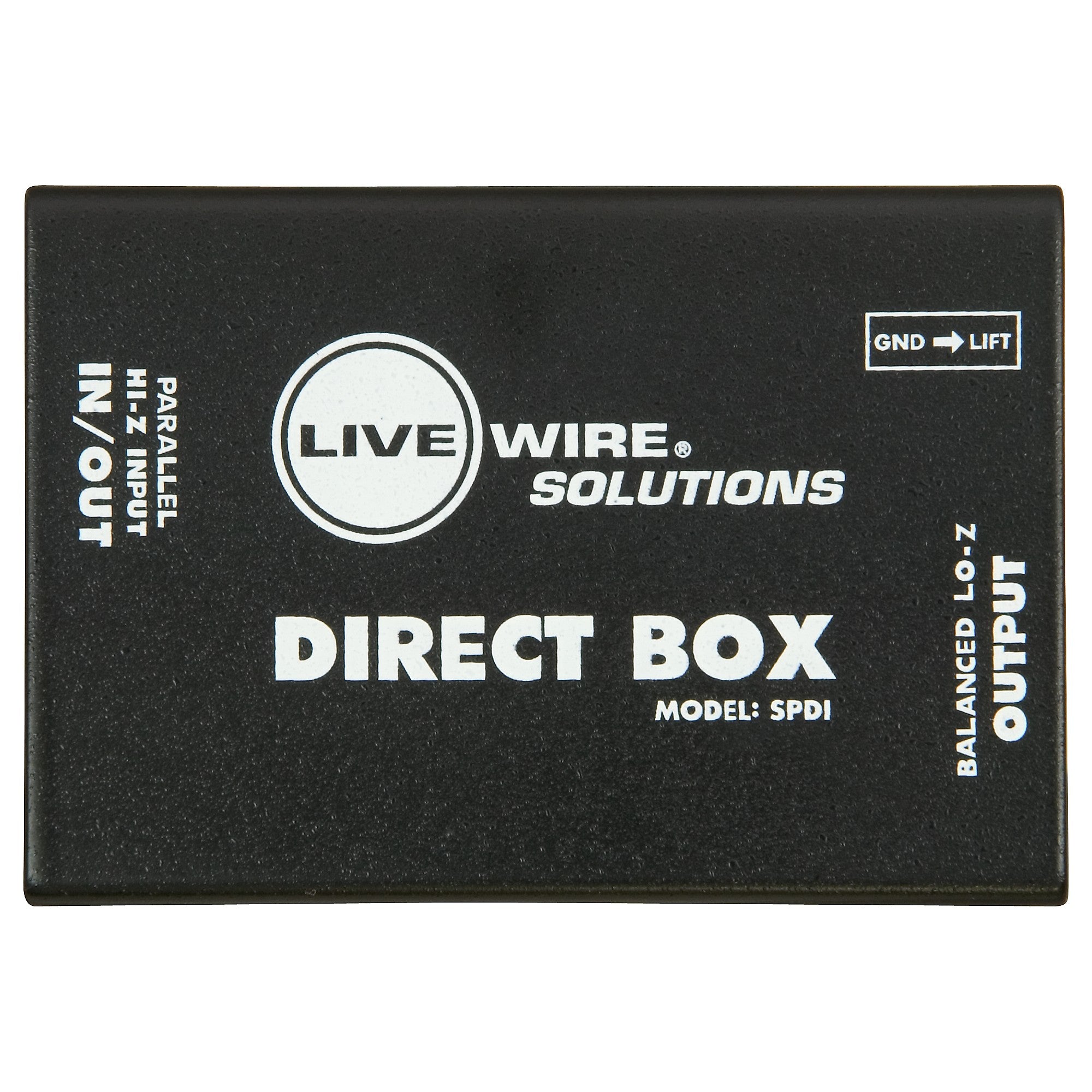 Live Wire SPDI Passive Direct Box With Attenuation Pad