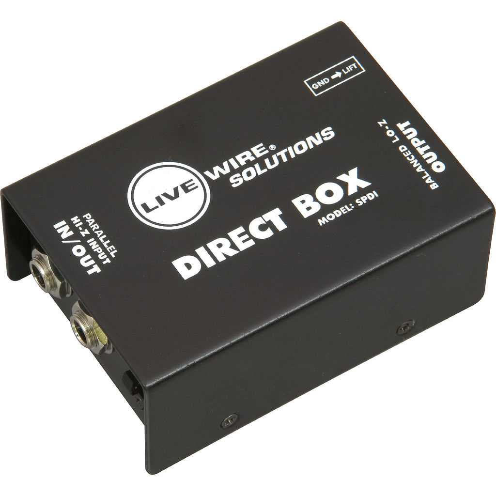 Live Wire SPDI Passive Direct Box With Attenuation Pad