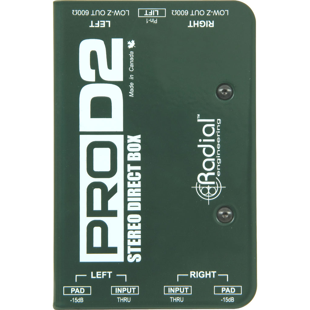 Radial Engineering ProD2 Passive Stereo Direct Box