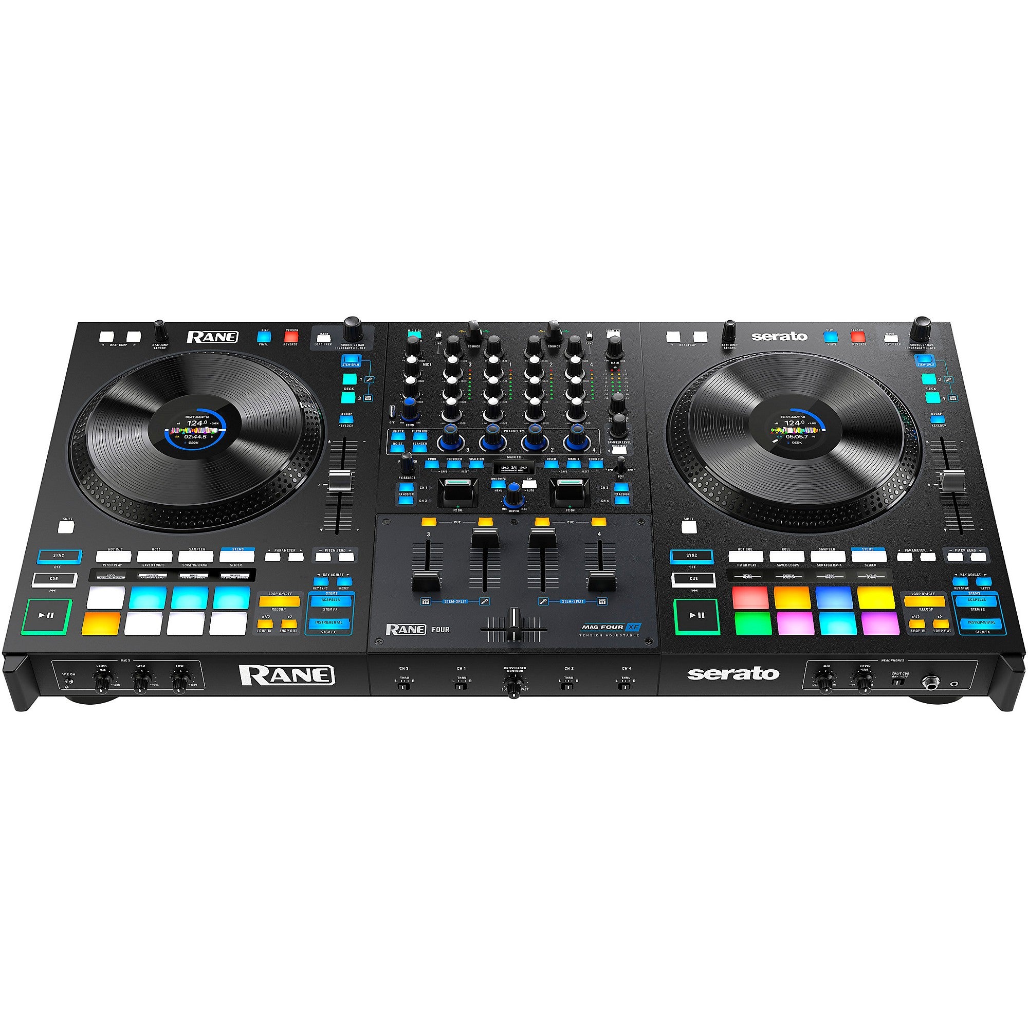 Rane FOUR Advanced Four-Channel Stems DJ Controller Black