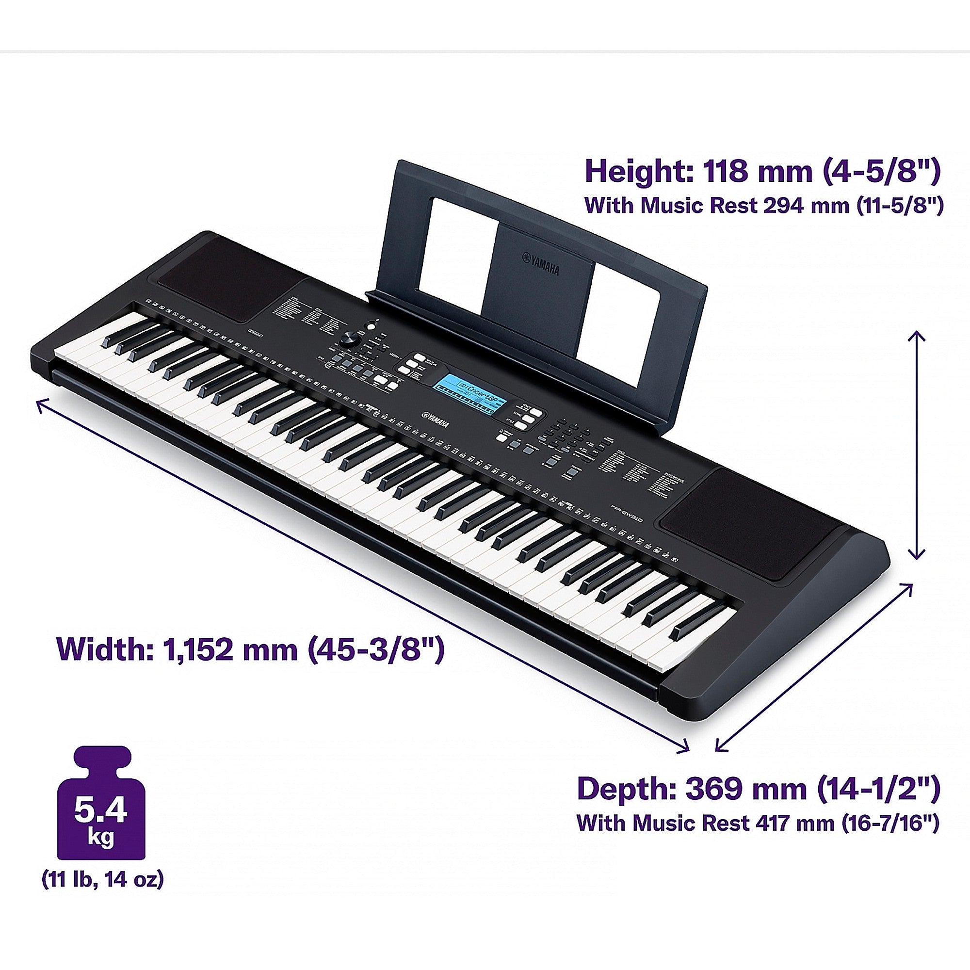 Yamaha PSR-EW310 76-Key Portable Keyboard