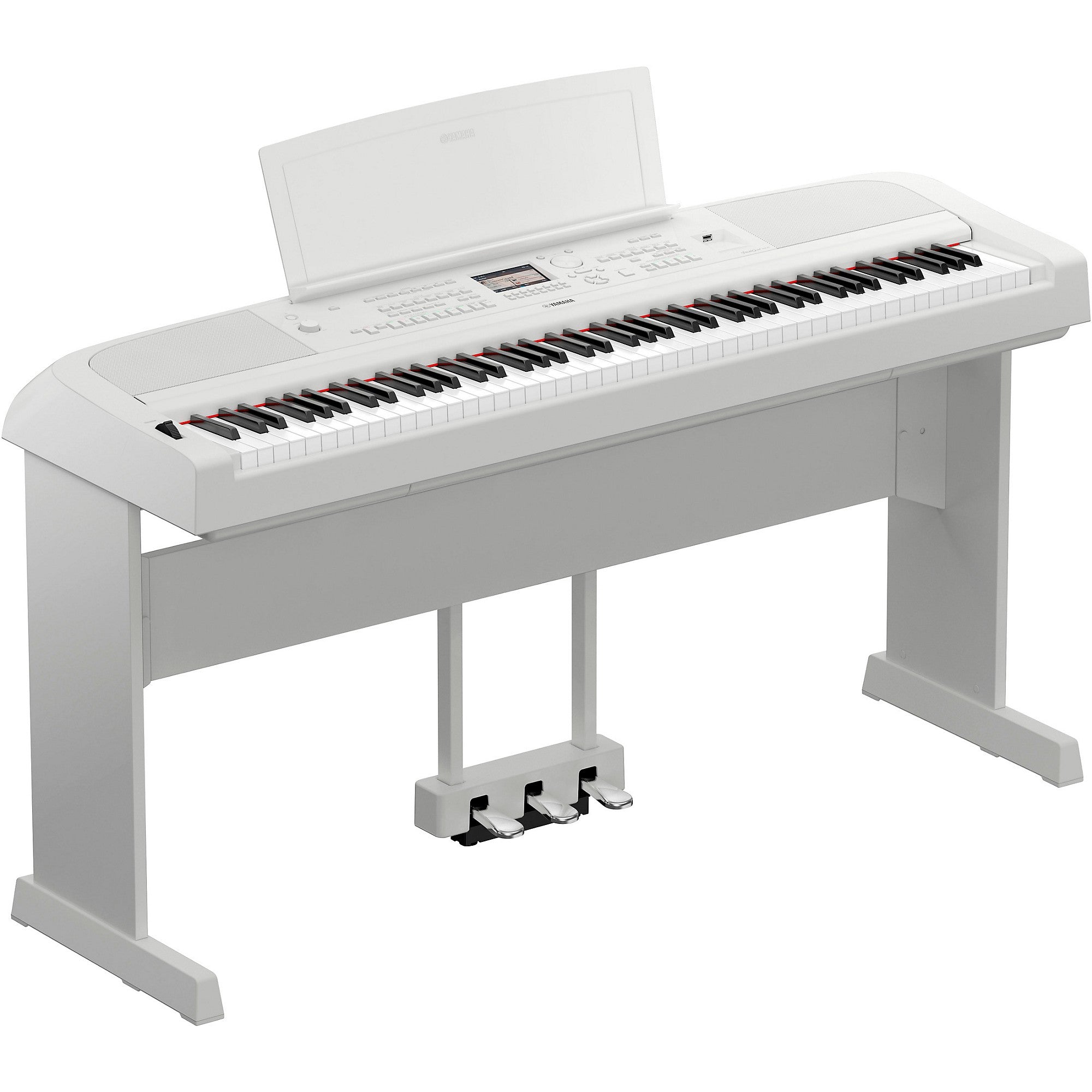 Yamaha DGX-670 Keyboard With Matching Stand and Pedal