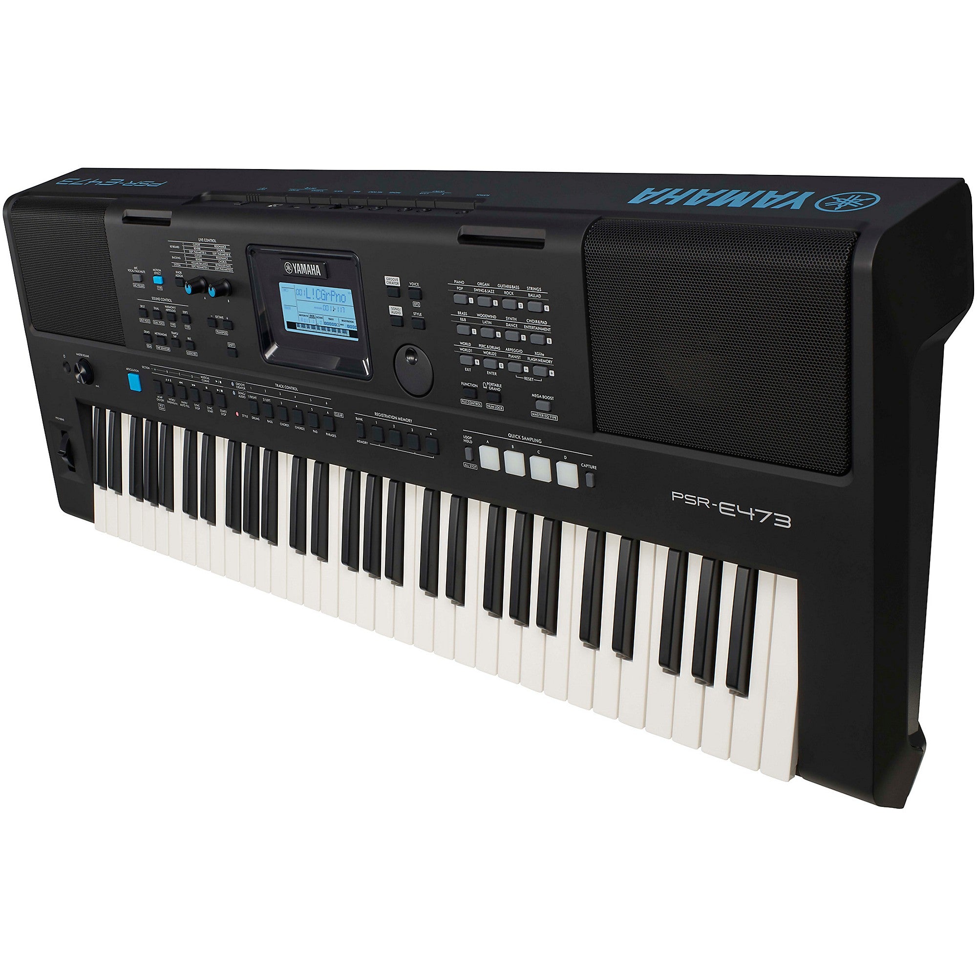 Yamaha PSR-E473 61-Key High-Level Portable Keyboard