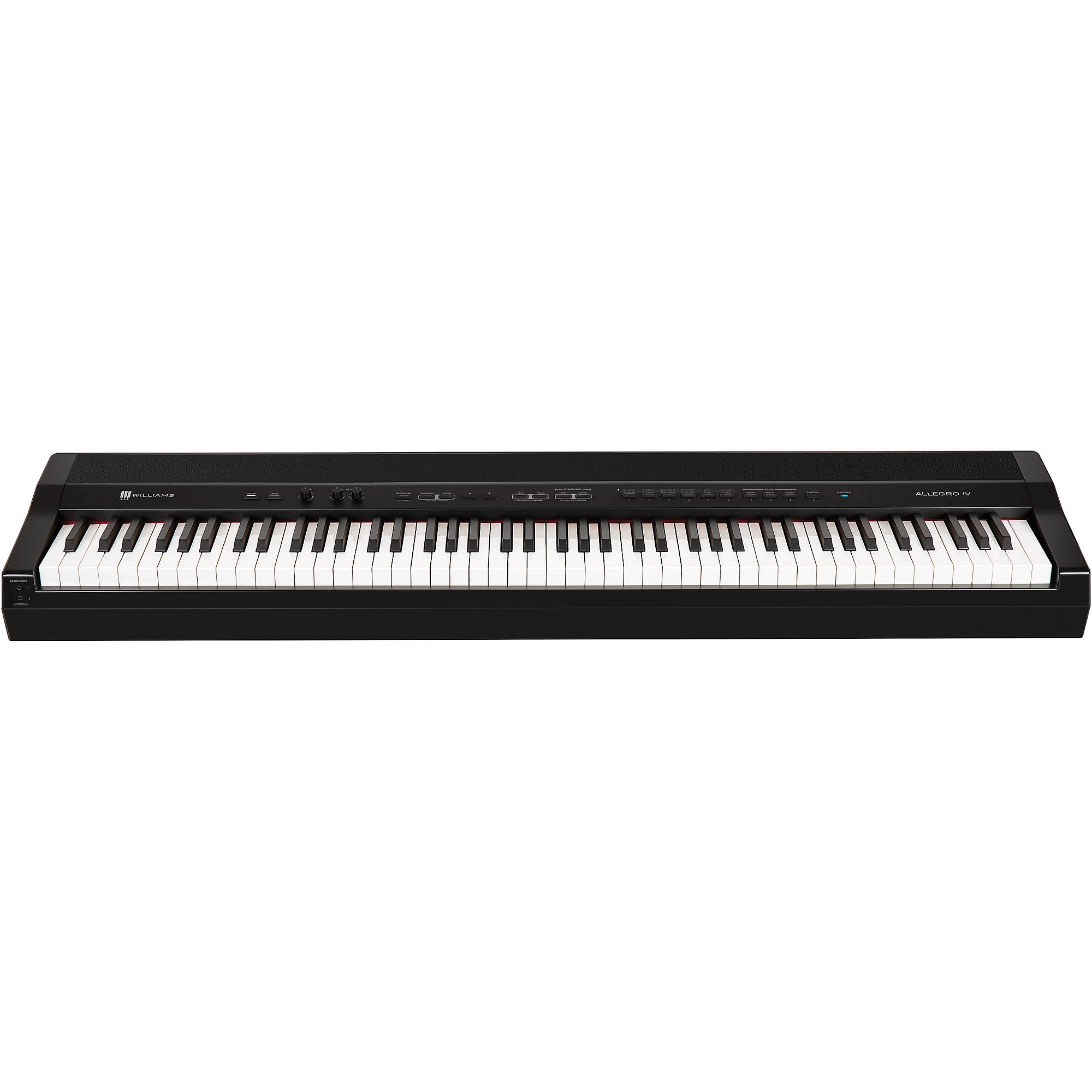 Williams Allegro IV 88-Key Digital Piano With Bluetooth and Sustain Pedal Black