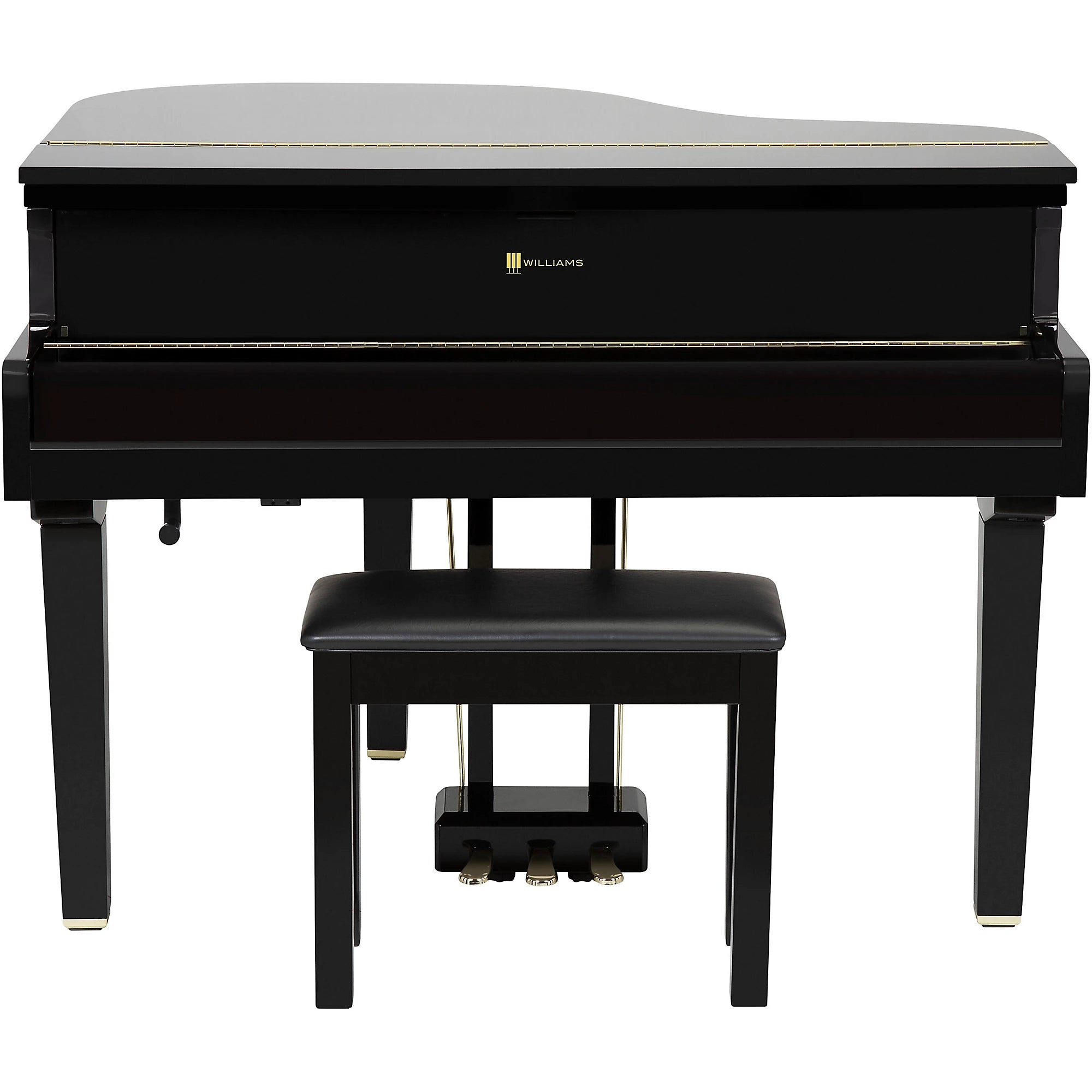 Williams Symphony Concert Digital Grand With Touchscreen and Bench Ebony 88 Key