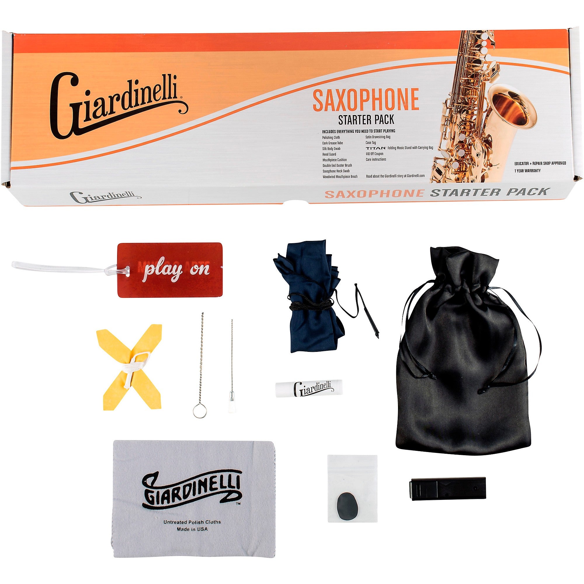 Allora Play It Again Midnight Deluxe Tenor Saxophone Kit