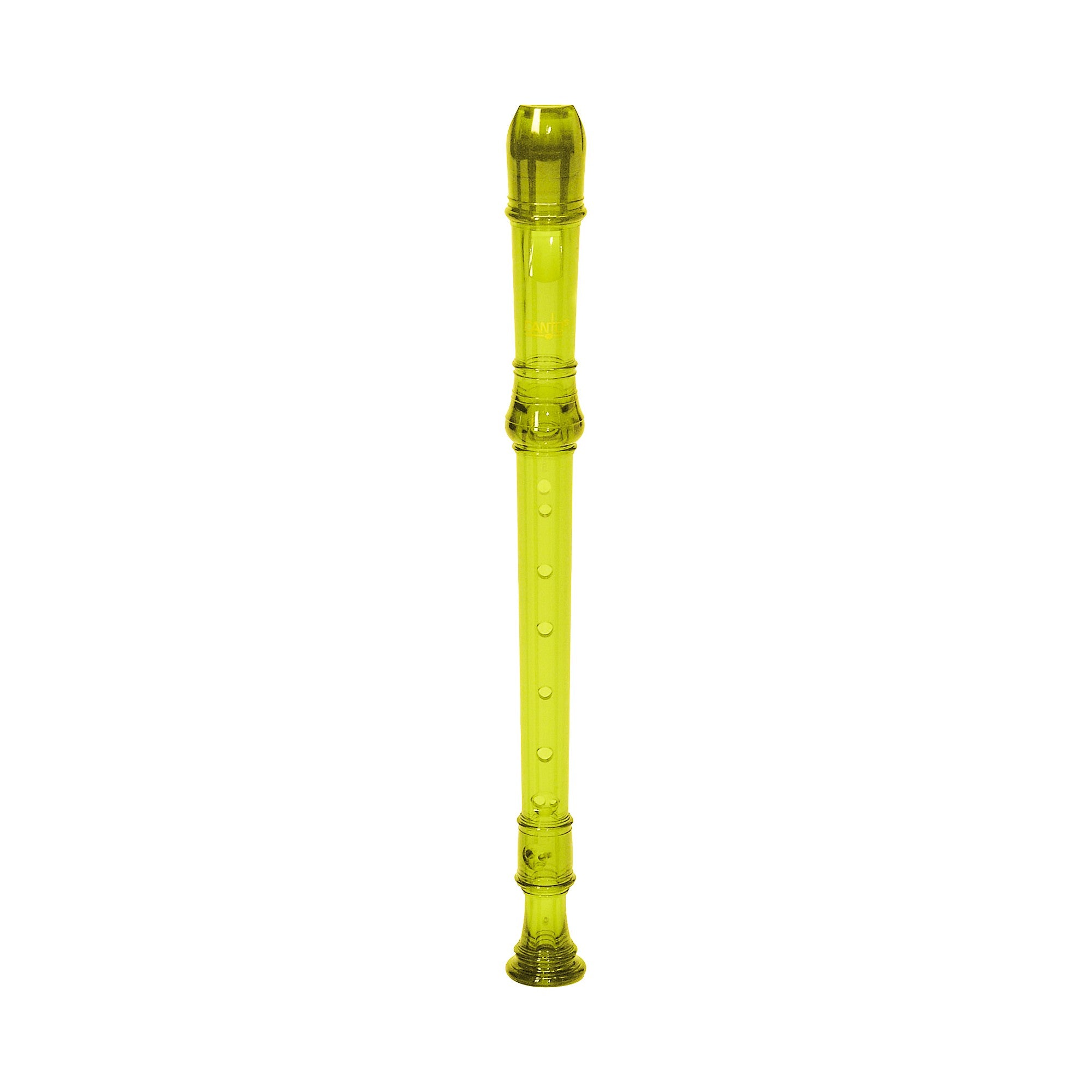 Canto One-Piece Translucent Soprano Recorder with Baroque Fingering