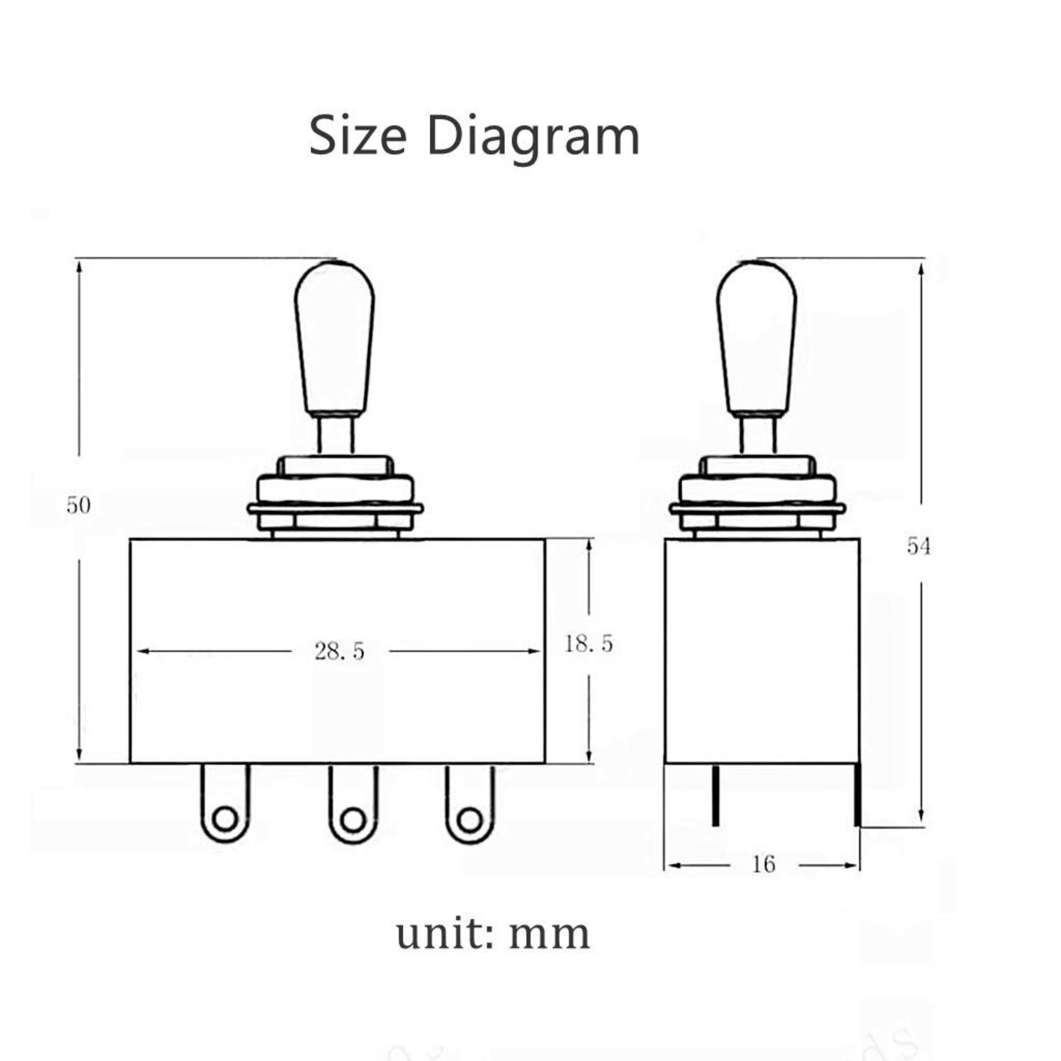 LW Essentials® Basic Guitar Toggle Switch